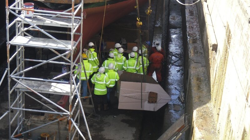 Students gain valuable experience in ports dry dock