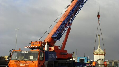 Engineering team complete complicated operation