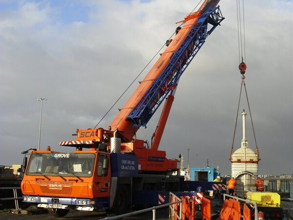 Engineering team complete complicated operation