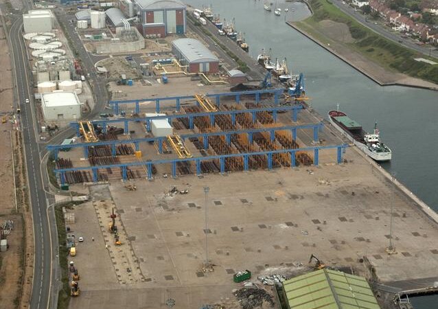 Construction of steel processing plant gets underway at the port
