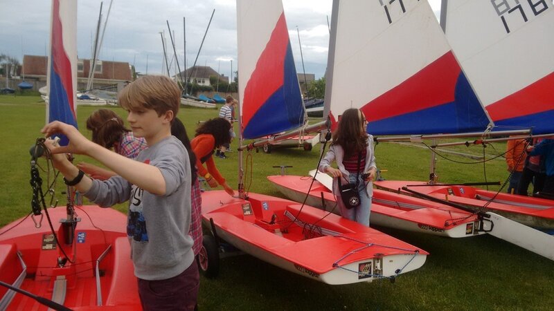 Supporting local sailing club