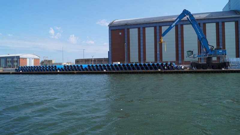 Hive of activity as power station quay opens gates to new cargoes