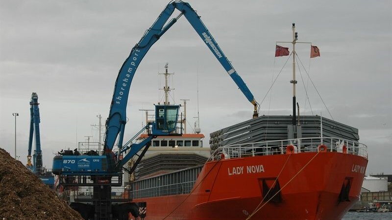 Thriving commercial port