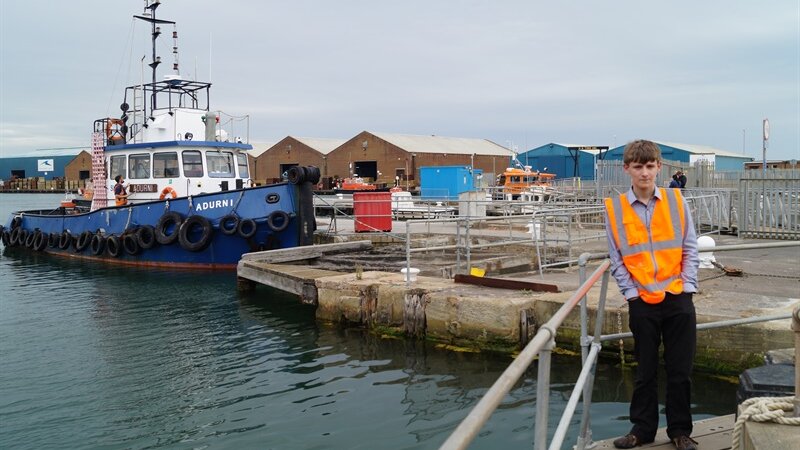 Practical learning at Shoreham Port