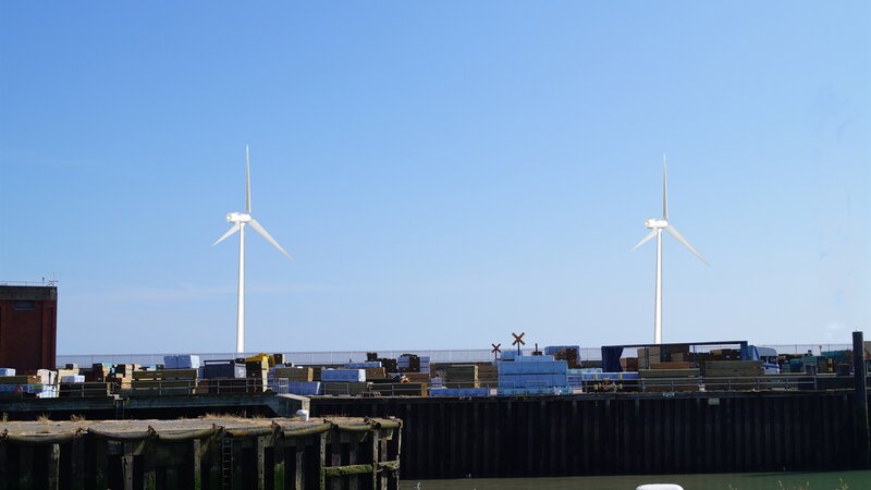 Port submits plans for two wind turbines