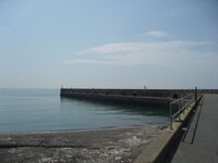 Fishing at the west breakwater