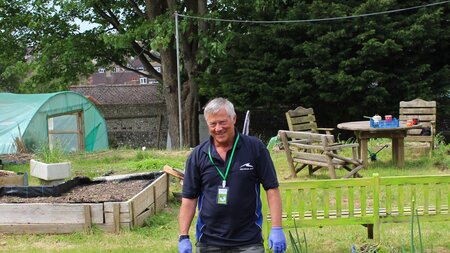 Port employee enjoys charity day at local emmaus centre