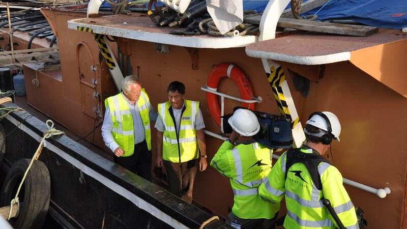 Shoreham Port's dry dock under bbc spotlight
