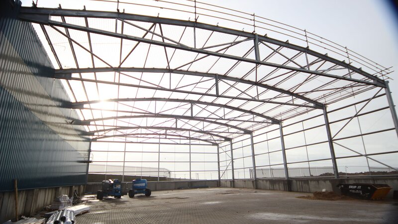 Expanding the covered space at Shoreham Port