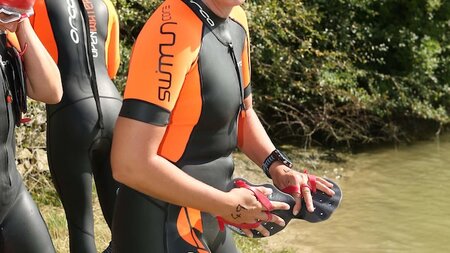 Local port supports 5k river adur swim