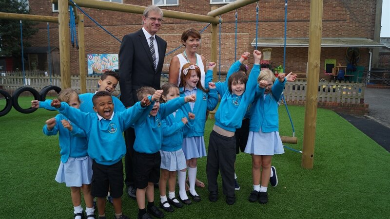 St. peter's primary enjoy new play area