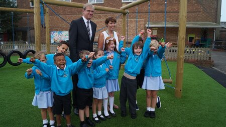 St. peter's primary enjoy new play area