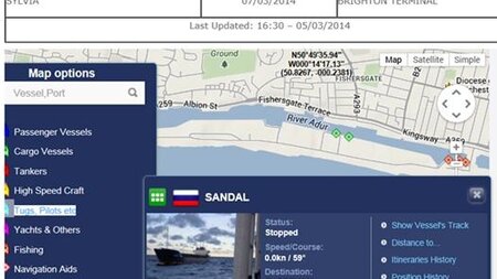 New interactive shipping map launched on website