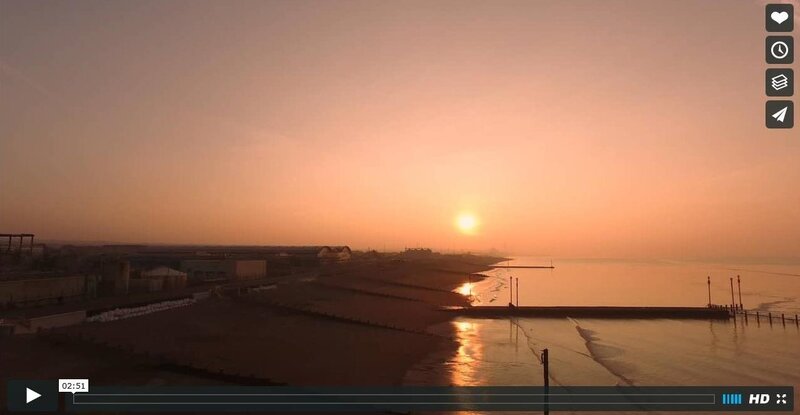 Sunrise over Shoreham Port