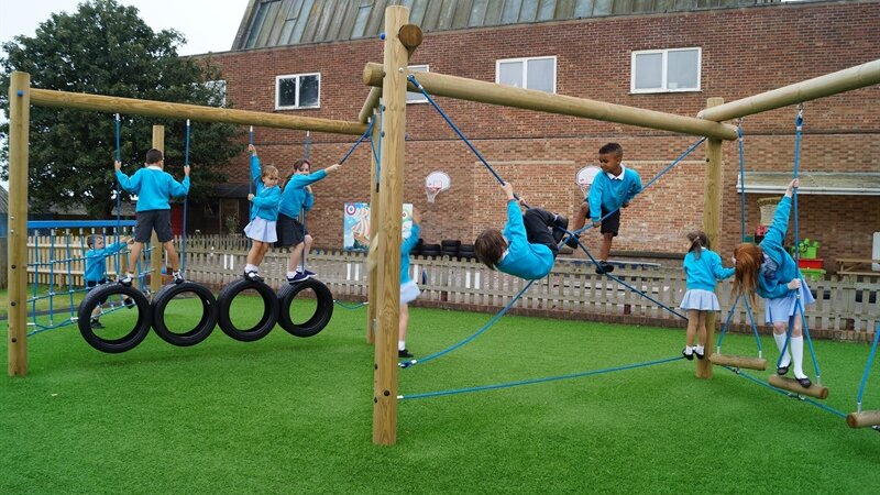 St. peter's primary enjoy new play area