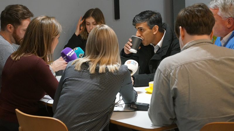 Prime Minister Rishi Sunak visits Shoreham Port