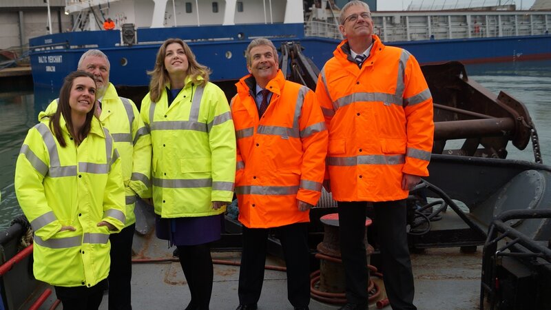 Minister congratulates port on development funding