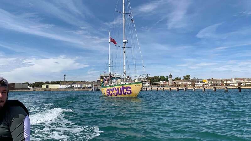 Shoreham Port partner with lancing sea scouts