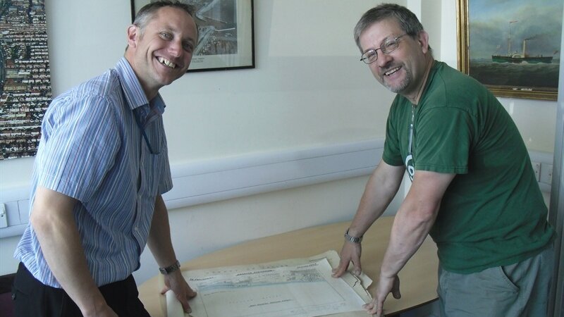 Shoreham Port discovers long lost tramway plans