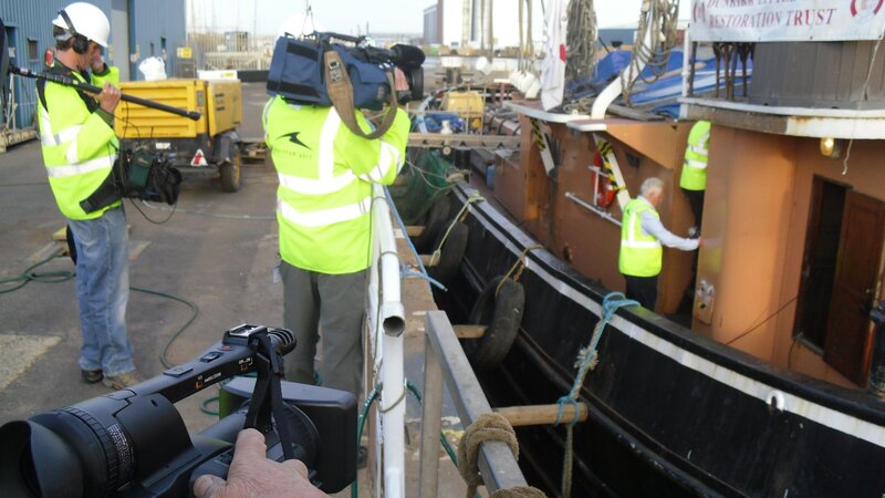 Shoreham Port's dry dock under bbc spotlight