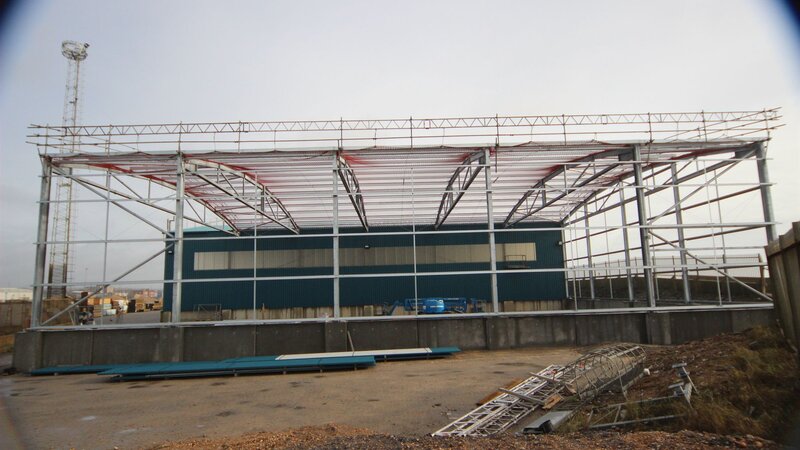 Expanding the covered space at Shoreham Port