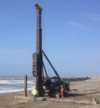 Beach defence developments at the port