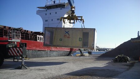 Operations team successfully dispatch unusual cargo