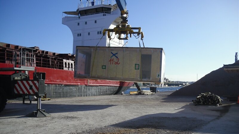 Operations team successfully dispatch unusual cargo