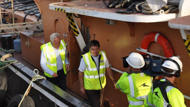Shoreham Port's dry dock under bbc spotlight