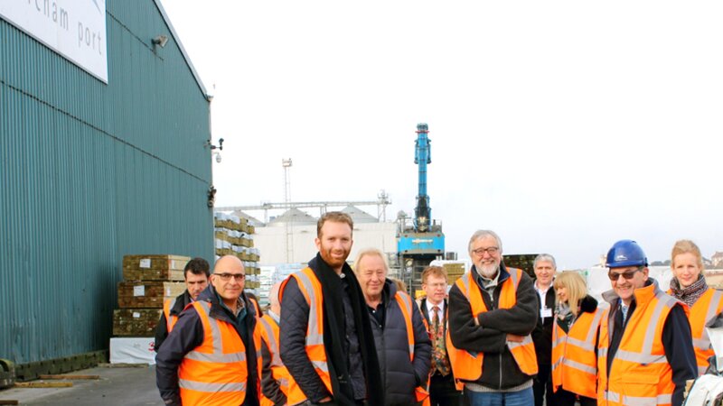 Shoreham Port's director of infrastructure & climate change hosts sustainability tour