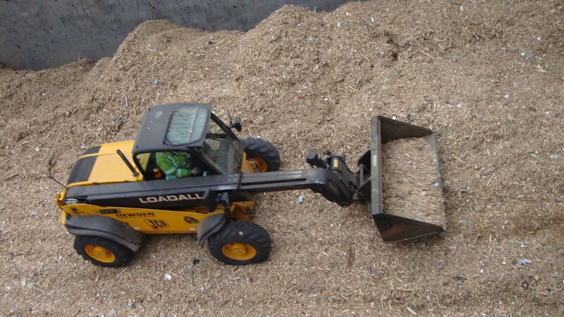 Exporting woodchip at Shoreham Port