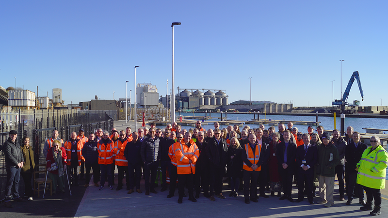 Shoreham Port unveils newly refurbished Fishersgate Marina