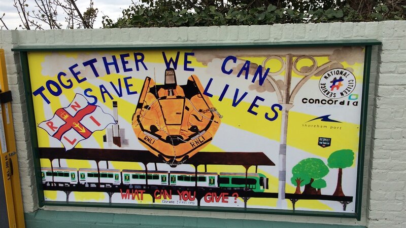 Local community come together for station art launch