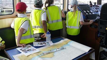 Learning on tour at Shoreham Port