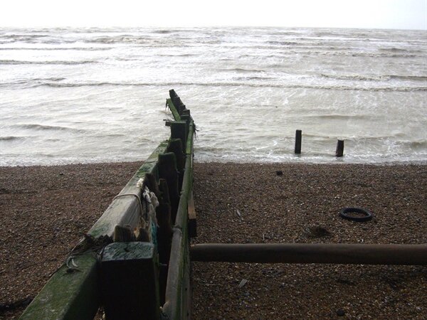 Port's flood defences combat storm