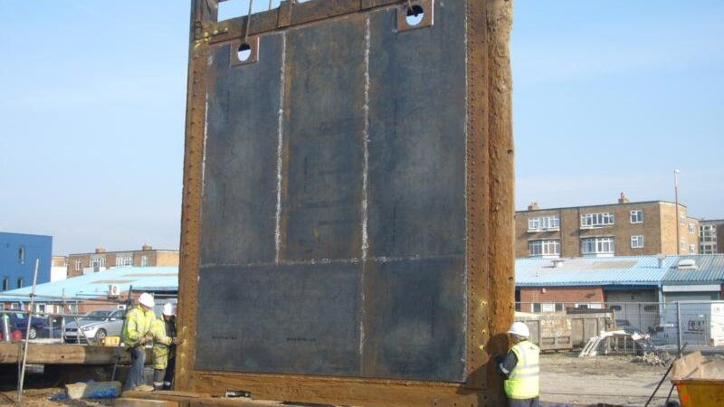 Dry dock gates restored to former glory