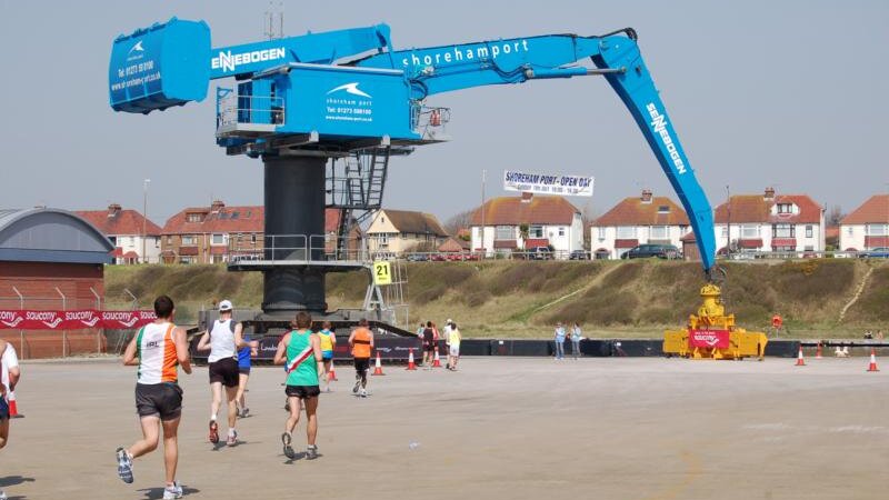 Brighton marathon runs through Shoreham Port