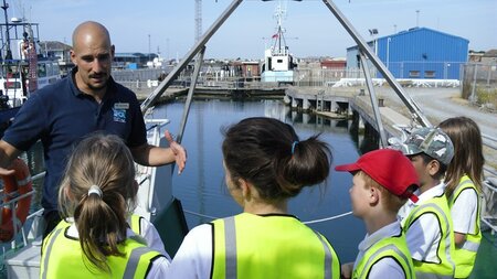 Learning on tour at Shoreham Port