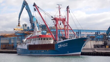 UK's number 1 scallop port welcomes home registered vessel