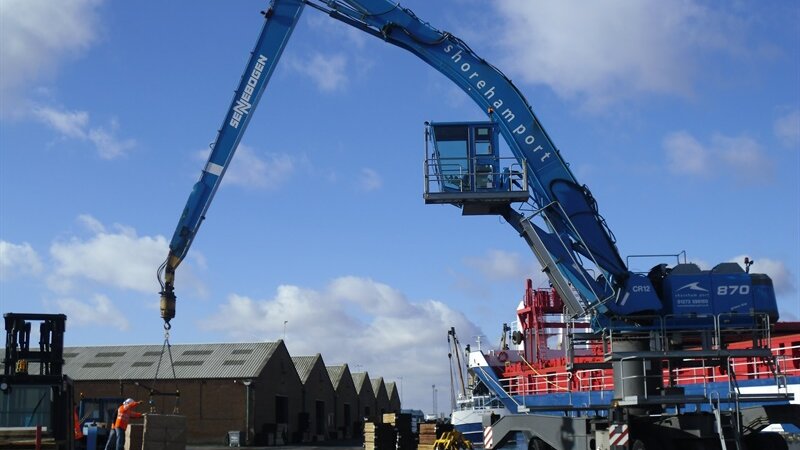 First pulp shipments enter port