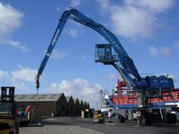 First pulp shipments enter port