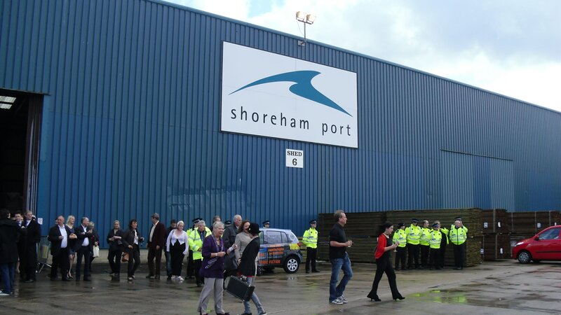 Shoreham Port creates a crime scene