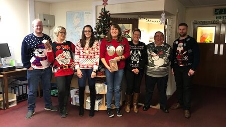 Port hold Christmas jumper day for worthy cause