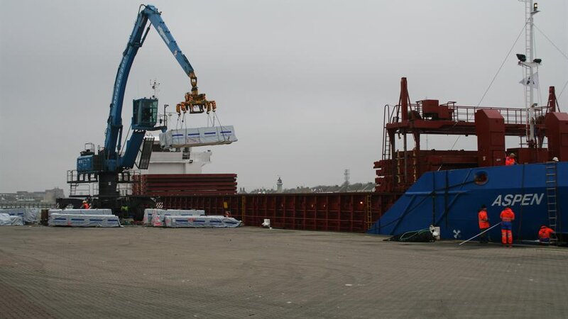 First shipment to Shoreham