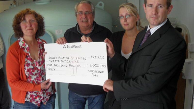 Shoreham Port supports local charities