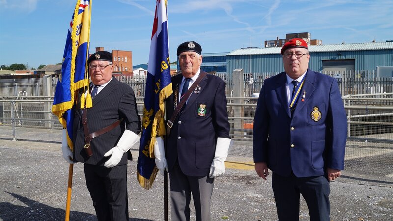 Hms Shoreham receives warm welcome back to her namesake port