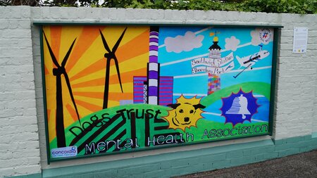 Local community come together for station art launch