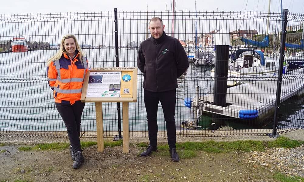 Barrett Steel Limited partner with Shoreham Port in tackling plastic waste