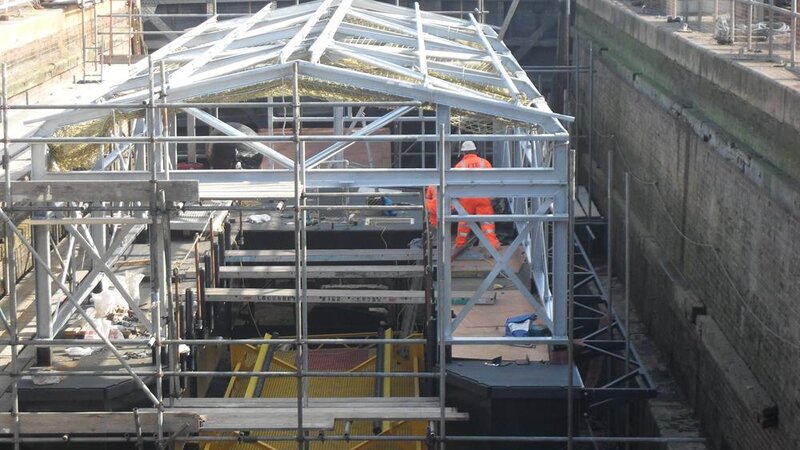 Dry dock floats the rnli's boathouse