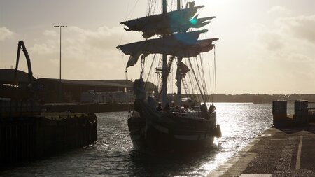 Port welcomes impressive 32 metre sailing vessel